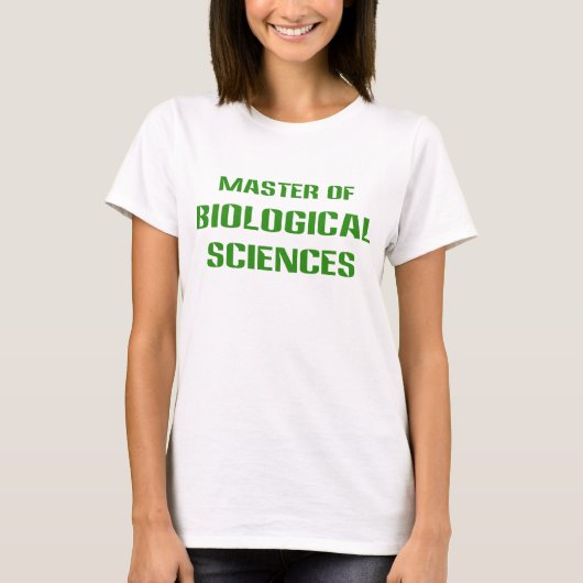 T-shirt Sciences biologiques (Devant)