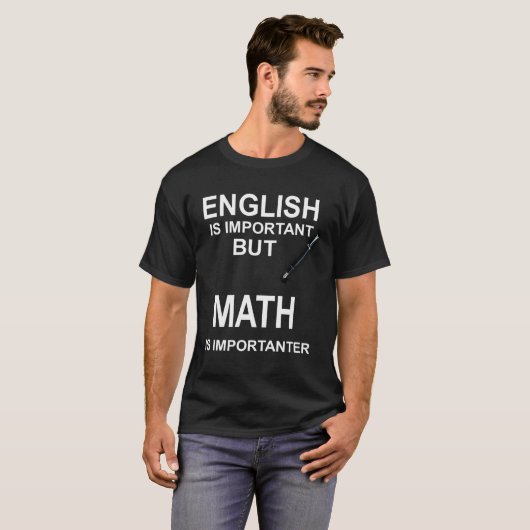 T-shirt Sciences mathématiques (Devant entier)