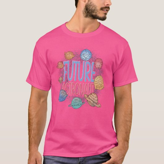 T-shirt Sciences spatiales Univers Planètes spatiales Aven (Devant)