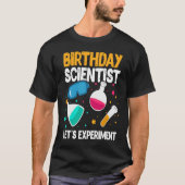 T-shirt Scientifique d'anniversaire Expérimentons la scien (Devant)