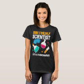 T-shirt Scientifique d'anniversaire Expérimentons la scien (Devant entier)