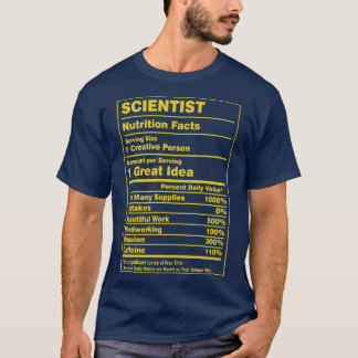 T-shirt Scientifique de la nutrition