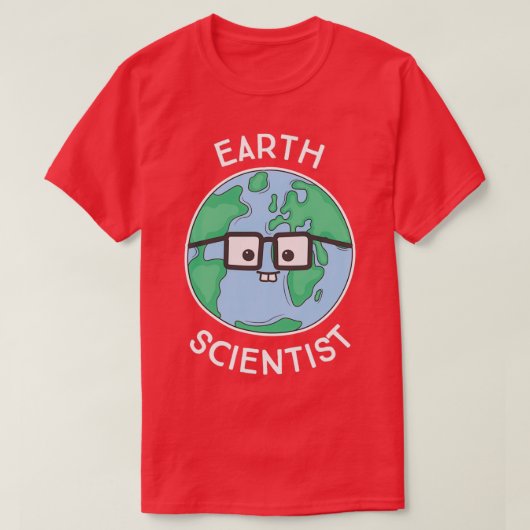 T-shirt Scientifique de la Terre (Design devant)