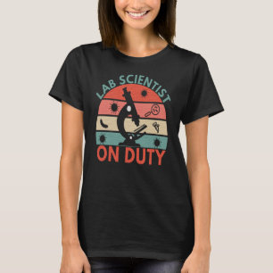 T-SHIRT SCIENTIFIQUE DE LABORATOIRE DE SERVICE - SCIENTIFI