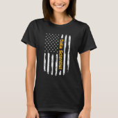 T-shirt Scientifique des données Fier Carrer Drapeau améri (Devant)