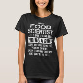 T-shirt Scientifique en alimentation (Devant)