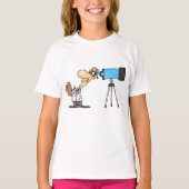 T-shirt Scientifique en astronomie télescope Humour scient (Devant)
