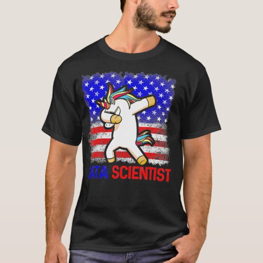 T-shirt Scientifique en données Éduquer Analyste en scienc (Devant)