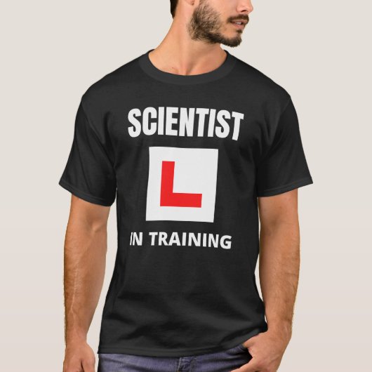 T-shirt Scientifique en formation (Devant)