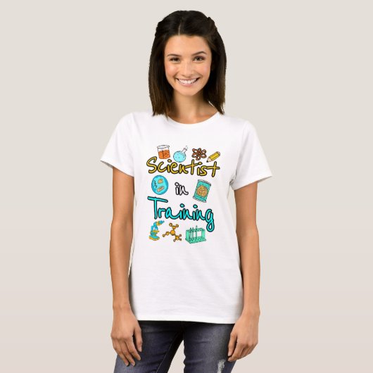 T-shirt Scientifique en formation Science Lover STEM T-Shi (Devant entier)