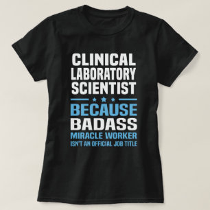T-shirt Scientifique en laboratoire clinique