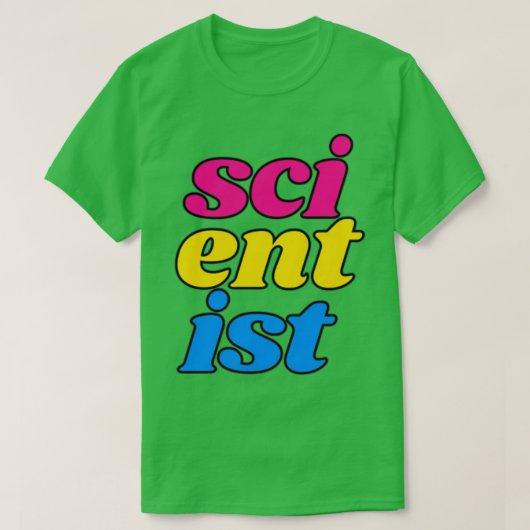T-shirt scientifique frontière verticale transexuelle 1 (Design devant)