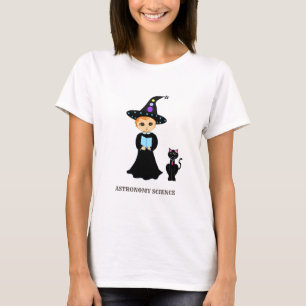 T-shirt Scientifique mignon et chat
