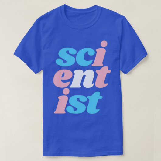 T-shirt scientifique transversal no frontière 1 (Design devant)