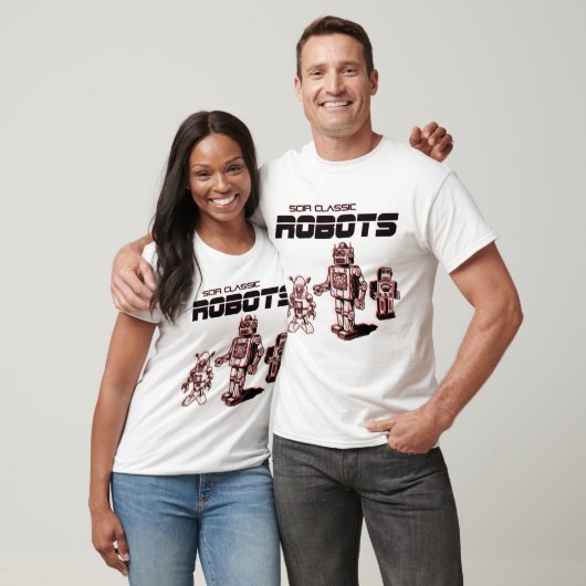 T-shirt SciFi Classic : ROBOTS (Unisexe)