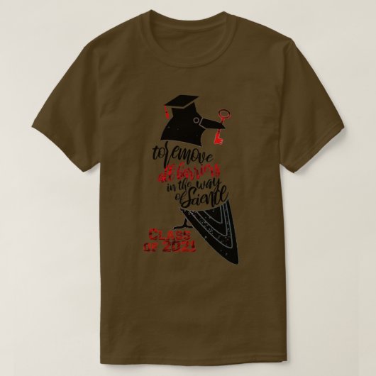 T-shirt SciHub PhD Classe de 2021 (Design devant)