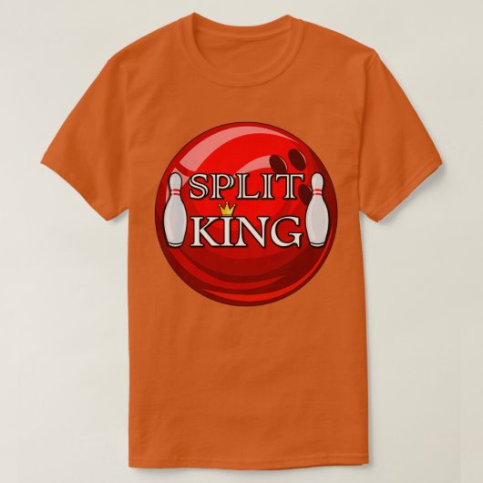 T-shirt Scinder King Bowling Bowling T (Design devant)