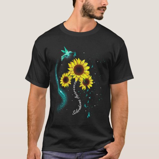 T-shirt Scleroderma Sensibilisation Colibri (Devant)