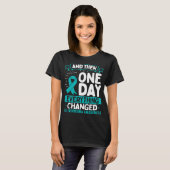 T-shirt Scleroderma Sensibilisation Guerrier Survivant Rub (Devant entier)