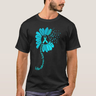T-shirt Scleroderma Sensibilisation Ruban Tournesol