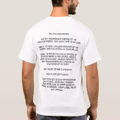 T-shirt Sclérose en plaques (Dos)
