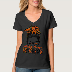 T-shirt Sclérose en plaques Femmes guerrières lunettes Mes