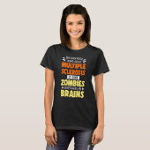 T-shirt Sclérose en plaques Orange Warrier Support Ms (Devant entier)