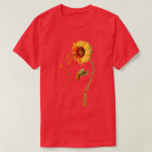 T-shirt Sclérose en plaques Sensibilisation Tournesol MS G (Design devant)
