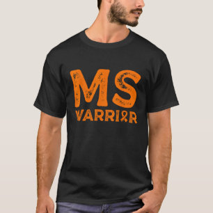 T-shirt Sclérose en plaquesGuerrier Sensibilisation à la S