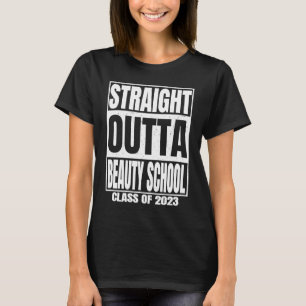 T-shirt Scolaire De Beauté En Direct De 2023 Graduat