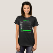 T-shirt Scoliose Très mauvaise, ne recommande pas (Devant entier)