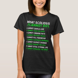 T-shirt Scoliosis Awareness Fight Scoliosis Warrior Ribbon