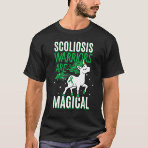 T-shirt Scoliosis Guerrier Magique Unicorne Scoliometer Gr