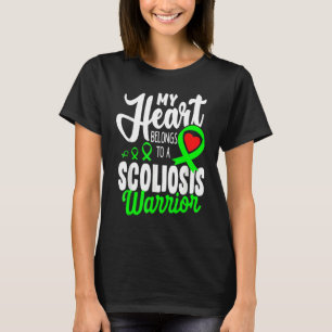 T-shirt Scoliosis Warrior Survivor Support Awareness Recov