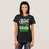 T-shirt Scoliosis Warrior Survivor Support Awareness Recov (Devant entier)