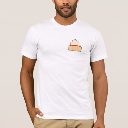 T-shirt Scone. de confiture et de crème (Devant)