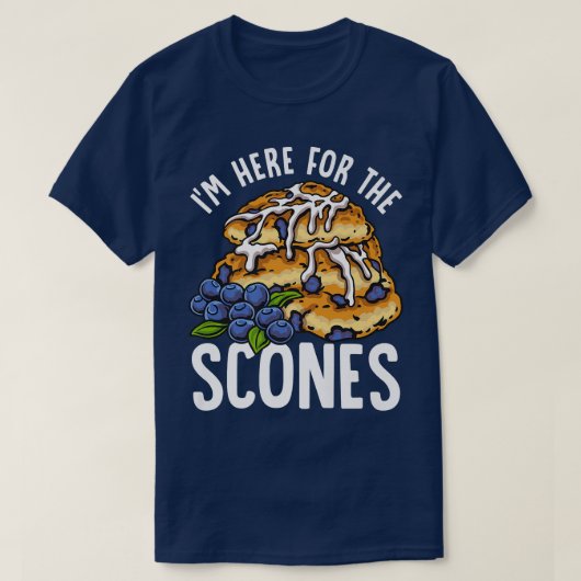 T-shirt Scones Baking Drôle Food (Design devant)