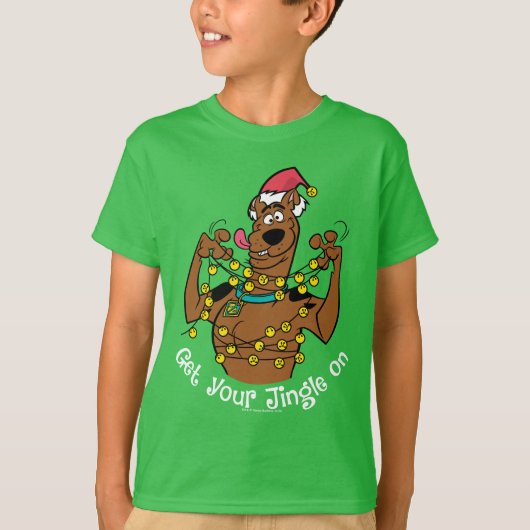 T-shirt Scooby-Doo "Accrochez-vous à votre Jingle" (Devant)