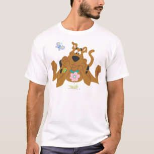 T-shirt Scooby-Doo Admirant Fleur