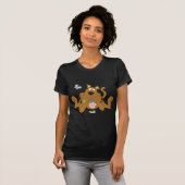 T-shirt Scooby-Doo Admirant Fleur (Devant entier)