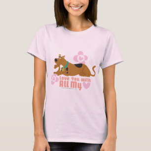 T-shirt Scooby-Doo "Aimez-Vous De Tout Mon Coeur"