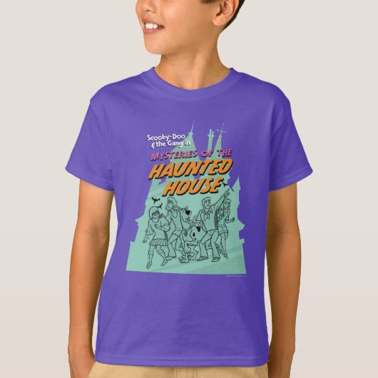 T-shirt Scooby-Doo and the Gang "Haunted House" (Devant)