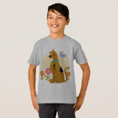 T-shirt Scooby-Doo Après Papillon (Devant entier)
