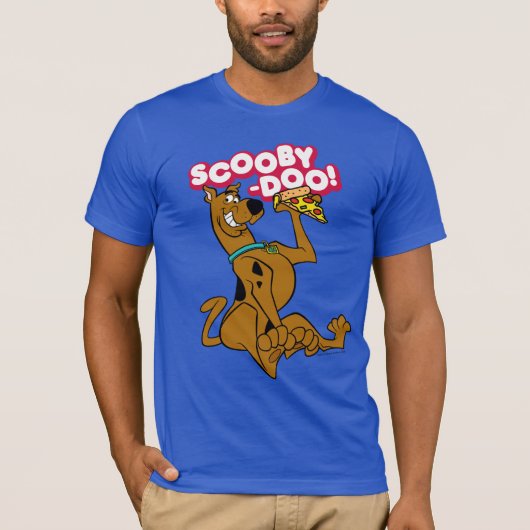 T-shirt Scooby Doo Avec Pizza Slice (Devant)
