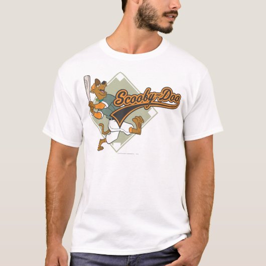 T-shirt Scooby Doo Baseball (Devant)