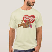 T-shirt Scooby-Doo - Ce n'est pas un mystère... Je t'aime (Devant)