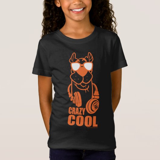 T-Shirt Scooby-Doo "Cool fou" casque graphique (Devant)