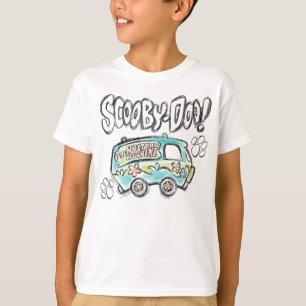 T-shirt Scooby-Doo Croquis de machine mystère