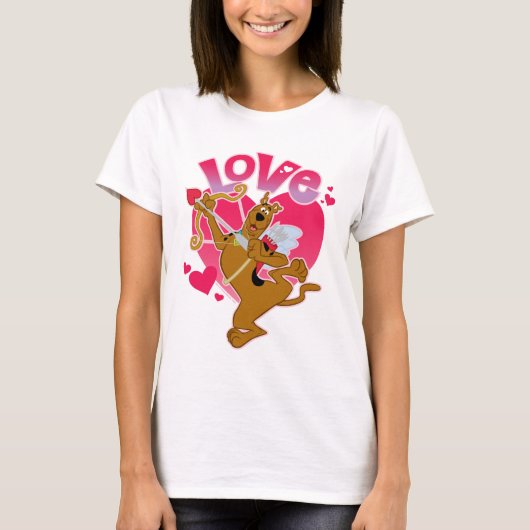 T-shirt Scooby-Doo Cupid - Amour (Devant)
