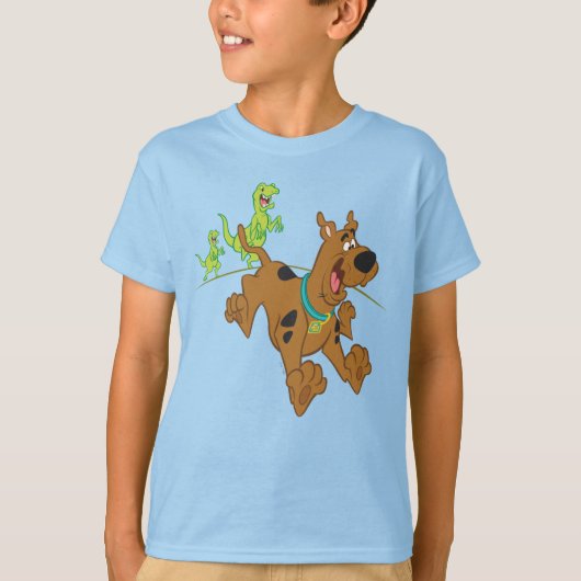 T-shirt Scooby-Doo Dinosaur Escape (Devant)